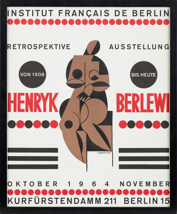 Henryk Berlewi - PLAKAT AUTORSKI WYSTAWY H. BERLEWIEGO